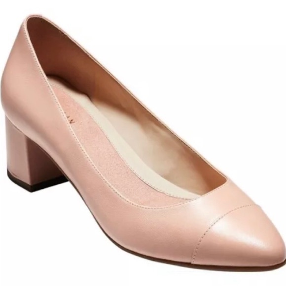 NWOT Sz 10.5 Cole Haan Mahogany Rose The Go-To Block Heel W16075 - Picture 2 of 16